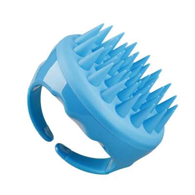 Silicone Head Care Scrubber Brush, Wet And Dry Hair Scalp Brush With Soft Rubber Perfect for Men, Women